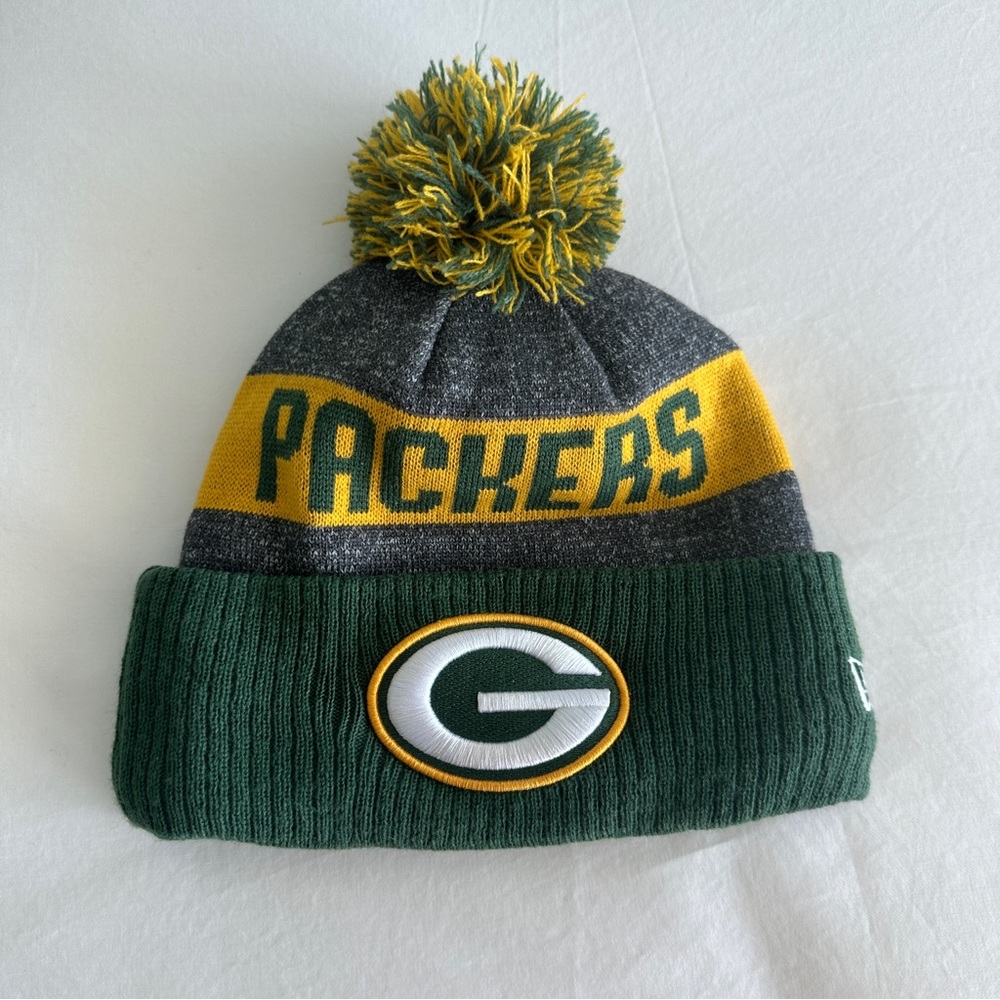 Pom Green Bay Packer Beanie 💚💛